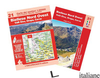 BIELLESE NORD OVEST, VALLI ELVO, OROPA, CERVO. CON MAPPA ESCURSIONISTICA 1:25000 - PORTA FABIO