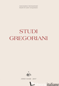 STUDI GREGORIANI (2017) - 