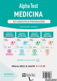 ALPHA TEST. MEDICINA. KIT COMPLETO DI PREPARAZIONE. NUOVA EDIZ. CON SOFTWARE DI  - AA.VV.