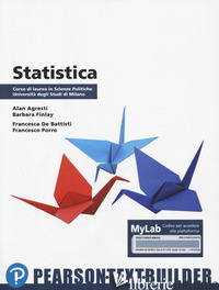 STATISTICA. CON CONTENUTO DIGITALE PER ACCESSO ON LINE - AGRESTI ALAN; FINLAY BARBARA; DE BATTISTI FRANCESCA; PORRO FRANCESCO