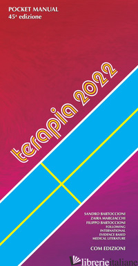 POCKET MANUAL TERAPIA 2022. CON CONTENUTO DIGITALE PER ACCESSO ONLINE - BARTOCCIONI SANDRO; MARGIACCHI ZAIRA; BARTOCCIONI FILIPPO