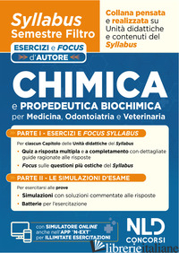 CHIMICA E PROPEDEUTICA BIOCHIMICA. SYLLABUS SEMESTRE FILTRO MEDICINA. ESERCIZI E - AA.VV.