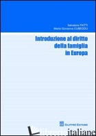 INTRODUZIONE AL DIRITTO DELLA FAMIGLIA IN EUROPA - PATTI SALVATORE; CUBEDDU M. GIOVANNA