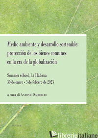 MEDIO AMBIENTE Y DESARROLLO SOSTENIBLE: PROTECCION DE LOS BIENES COMUNES EN LA E - SACCOCCIO A. (CUR.)