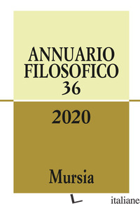 ANNUARIO FILOSOFICO (2020). VOL. 36 - AA.VV.
