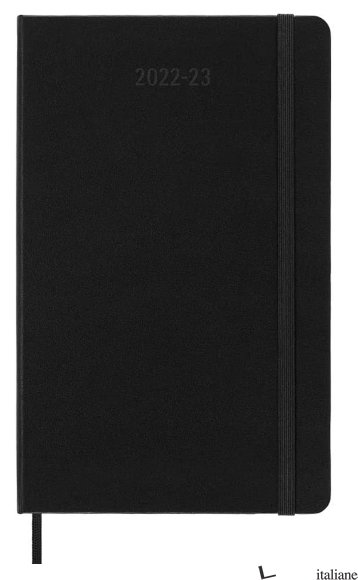 18 MONTHS, DAILY. LARGE, HARD COVER, BLACK - 