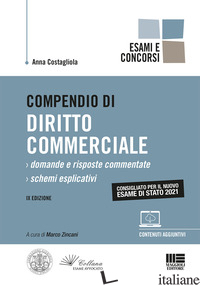 COMPENDIO DI DIRITTO COMMERCIALE. CON ESPANSIONE ONLINE - COSTAGLIOLA ANNA; ZINCANI M. (CUR.)