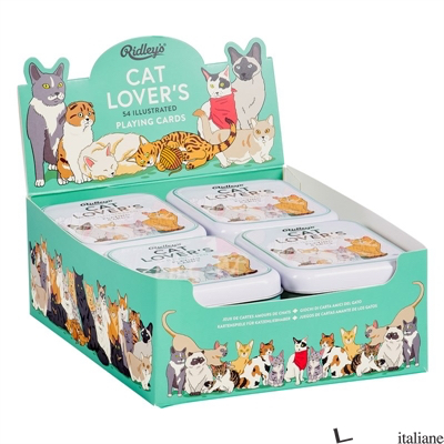 Cat Lover's Playing Cards CDU of 12 - Ridleys