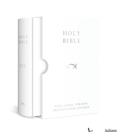 Holy Bible King James Version Compact Bible (White) - 