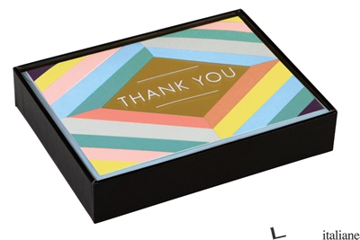 GEOMETRIC PASTEL LUXE THANK YOU NOTES - DESIGNED BY GALISON PUBLISHING