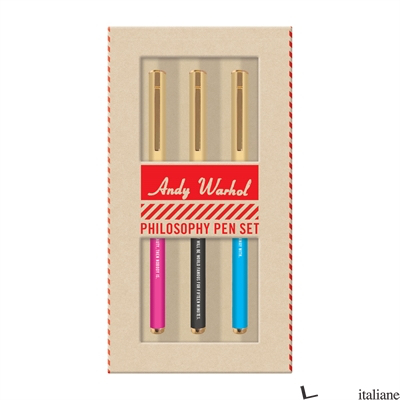 Andy Warhol Philosophy Everyday Pen Set 2.0 - Galison, by (artist) Andy Warhol