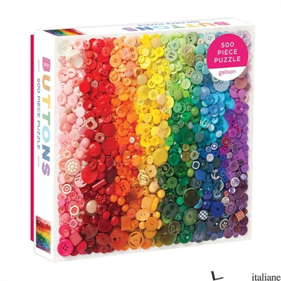 Rainbow Buttons 500 pc Puzzle - photographs by Julie Seabrook
