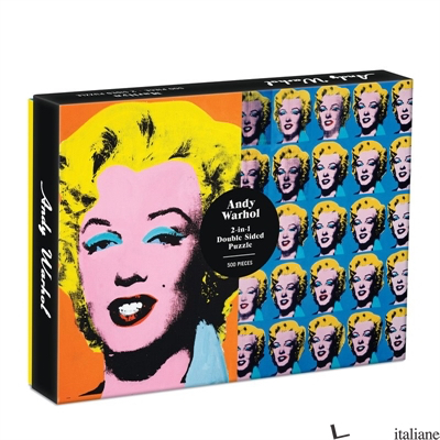 Warhol Marilyn 500 Piece Double Sided Puzzle - Galison