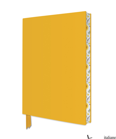 Sunny Yellow Artisan Notebook - Flame Tree