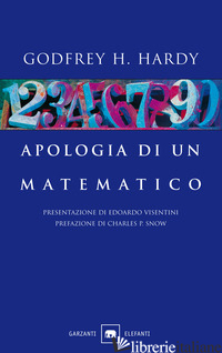 APOLOGIA DI UN MATEMATICO - HARDY GODFREY H.