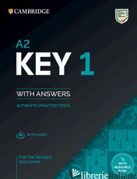 CAMBRIDGE ENGLISH. A2 KEY FOR SCHOOLS. FOR REVISED EXAM 2020. STUDENT'S BOOK. WI - 