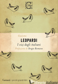 VIZI DEGLI ITALIANI (I) - LEOPARDI GIACOMO