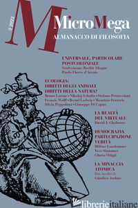 MICROMEGA (2022). VOL. 3: ALMANACCO DI FILOSOFIA - AA.VV.