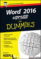WORD 2016 ESPRESSO FOR DUMMIES - POLI PAOLO