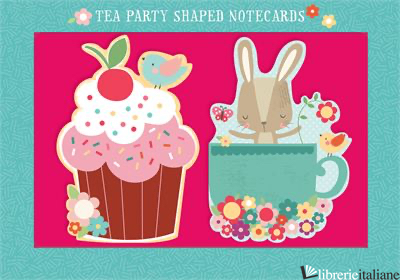 TEA PARTY SHAPED NOTECARDS - PEPPERCLOTH