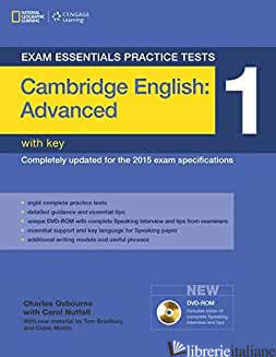 EXAM ESSENTIALS PRACTICE TESTS. CAMBRIDGE ENGLISH: ADVANCED. WITH KEY. PER LE SC - OSBOURNE CHARLES