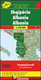 ALBANIA 1:150.000. EDIZ. ALBANESE, FRANCESE E ITALIANA - 