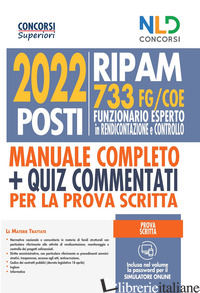 CONCORSO 2022 POSTI RIPAM: MANUALE 733 POSTI FUNZIONARI ESPERTI IN RENDICONTAZIO - AA.VV.