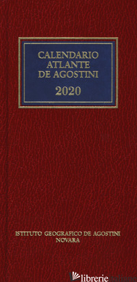 CALENDARIO ATLANTE DE AGOSTINI 2020. CON APPLICAZIONE ONLINE - AA.VV.