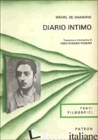 DIARIO INTIMO - UNAMUNO MIGUEL DE; PASSERI PIGNONI V. (CUR.)