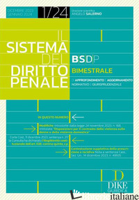 SISTEMA DEL DIRITTO PENALE (2024) (IL). VOL. 1 - SALERNO A. (CUR.)