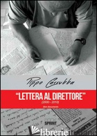 LETTERA AL DIRETTORE (2000-2010) - CARRUBBA PIPPO