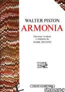ARMONIA - PISTON WALTER; BOSCO G. (CUR.); GIOANOLA G. (CUR.); VINAY G. (CUR.)