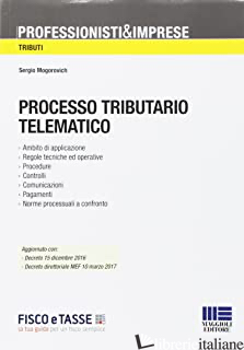PROCESSO TRIBUTARIO TELEMATICO - MOGOROVICH SERGIO