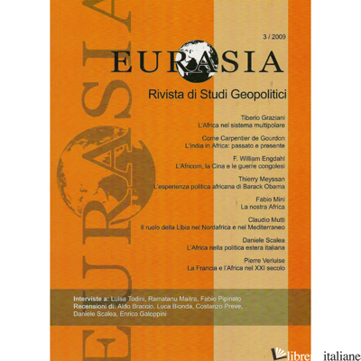 EURASIA N. 3/2009. RIVISTA DI STUDI GEOPOLITICI - AAVV