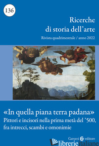 RICERCHE DI STORIA DELL'ARTE (2022). VOL. 1 - 