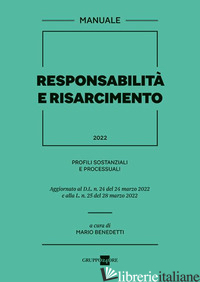 RESPONSABILITA' E RISARCIMENTO 2022 - 