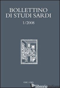 BOLLETTINO DI STUDI SARDI (2008). VOL. 1 - LUPINU G. (CUR.)