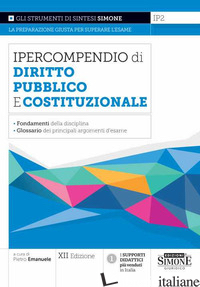 IPERCOMPENDIO DIRITTO PUBBLICO E COSTITUZIONALE - EMANUELE P. (CUR.)