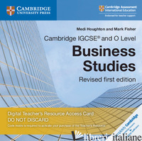 CAMBRIDGE IGCSE AND O LEVEL BUSINESS STUDIES. REVISED CAMBRIDGE ELEVATE TEACHER' - FISHER MARK; HOUGHTON MEDI; JAIN VEENU