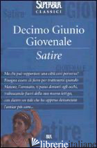 SATIRE - GIOVENALE D. GIUNIO; BARELLI E