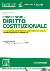 COMPENDIO DI DIRITTO COSTITUZIONALE - RICCA ROSSELLA