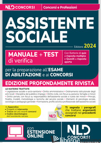 ASSISTENTE SOCIALE 2024. MANUALE + TEST DI VERIFICA PER LA PREPARAZIONE ALL'ESAM - AA.VV.