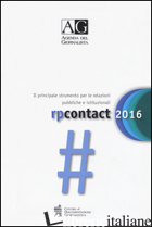 AGENDA DEL GIORNALISTA 2016. RP CONTACT - 