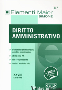 DIRITTO AMMINISTRATIVO - 217