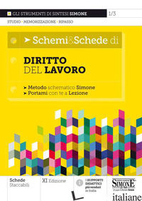 SCHEMI & SCHEDE DI DIRITTO DEL LAVORO. METODO SCHEMATICO SIMONE - AA.VV.