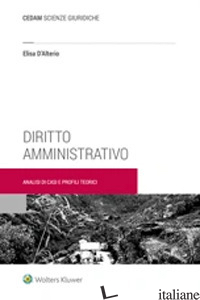 DIRITTO AMMINISTRATIVO - D'ALTERIO ELISA