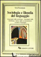 SOCIOLOGIA E FILOSOFIA DEL LINGUAGGIO - SENOFONTE CIRO