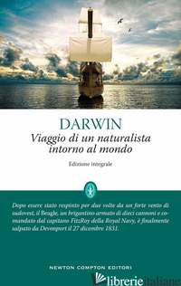 VIAGGIO DI UN NATURALISTA INTORNO AL MONDO - DARWIN CHARLES