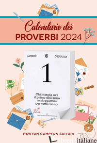 CALENDARIO DEI PROVERBI 2024 - FERRIGATO R. (CUR.)