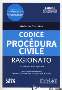 CODICE DI PROCEDURA CIVILE RAGIONATO - CARRATTA ANTONIO